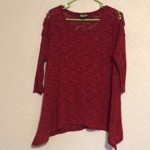 Absolutely famous maroon top